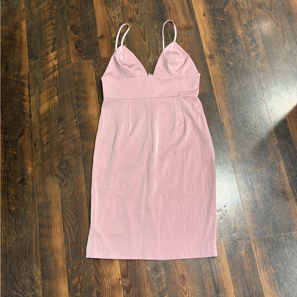 NBD Mauve Satin Heatwave dress